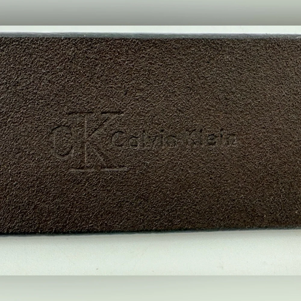 Calvin Klein Dark Brown Leather‎ Belt 40